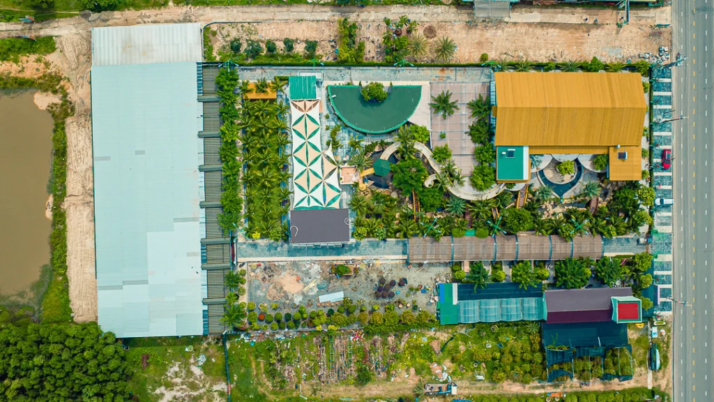 Khám phá Lagi Ocean Home's – khu vườn nhiệt đới độc đáo giữa vô vàng Homestay Lagi khác Toàn cảnh quan của khu phức hợp Lagi Ocean Home's